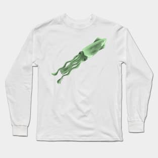 Green Squid Long Sleeve T-Shirt
